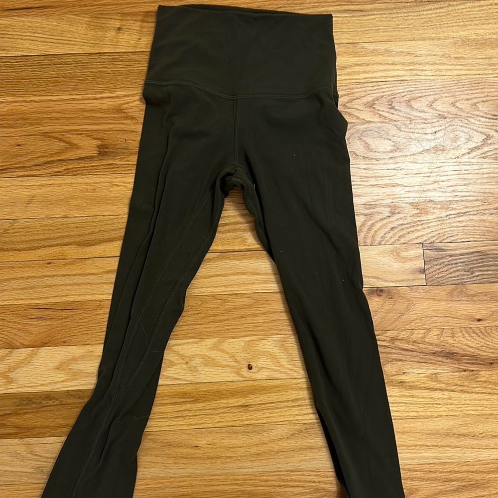 green align lululemon leggings